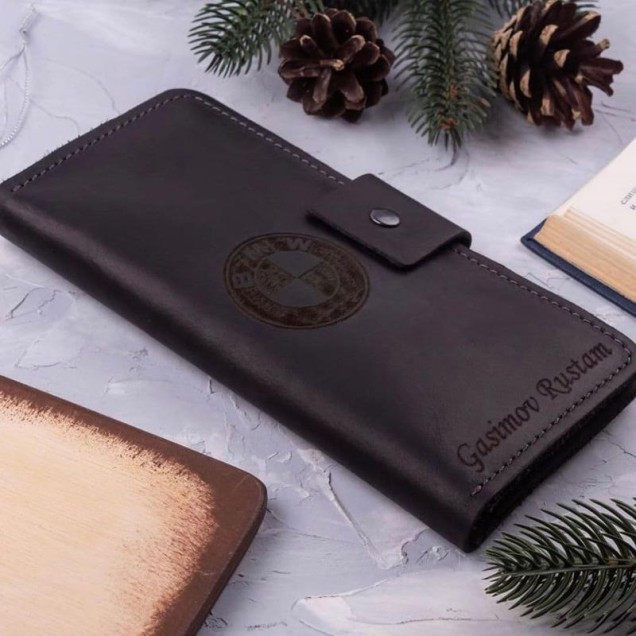 Гравіювання на візитниці або ключниці Фото