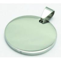 Виріб Адресники для тварин Круглий сріблястий